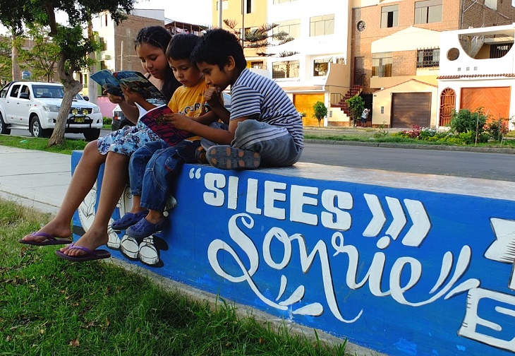 Desarrollan proyecto de lectura “Libros Verdes” en parques de Trujillo 