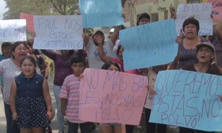 El Porvenir: ante protesta de vecinos, autoridades limpiaron av. Pumacahua