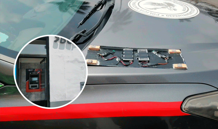 Delincuentes usaban regletas en cajeros para robar dinero de sus víctimas