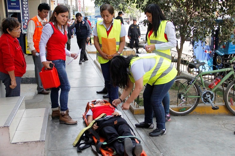 Cuatro heridos se registraron en simulacro de sismo realizado en El Porvenir