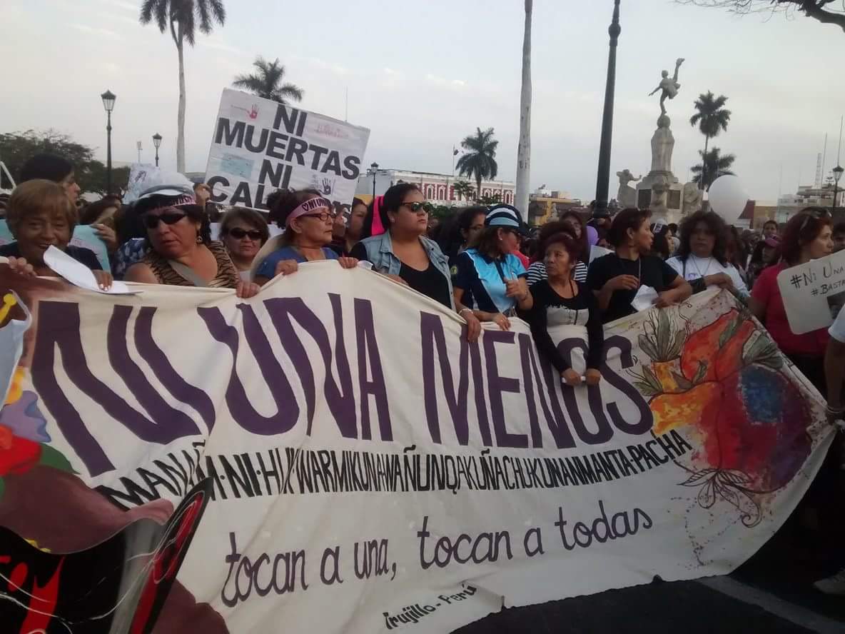 Miles de trujillanos marcharon por "Ni Una Menos"