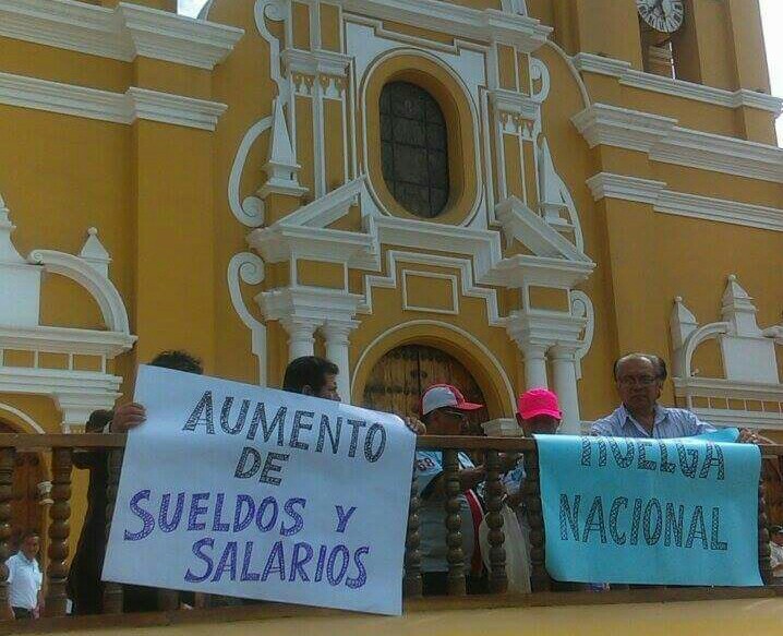 Sutadunt protestó en la catedral de Trujillo