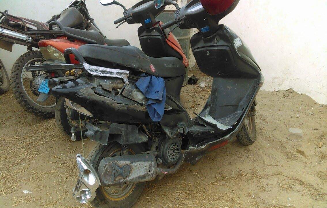 Motociclista salvó de morir atropellado por volquete