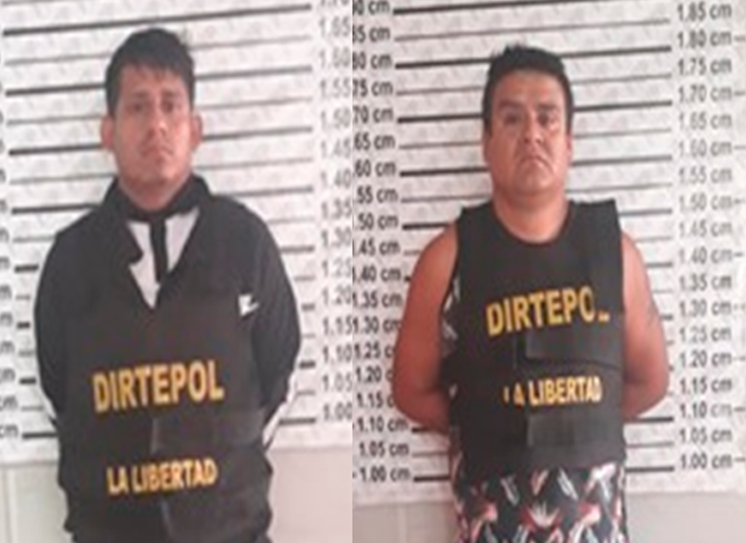 Agentes detienen a extorsionadores en los distritos de La Esperanza y Salaverry