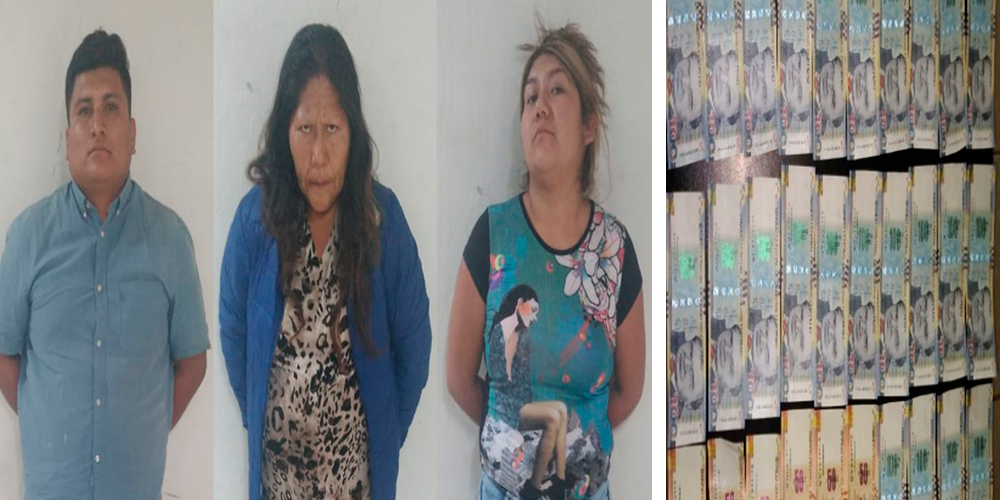 Banda de estafadores integrada por mujeres fue capturada en Chao con más de S/ 2000 en billetes falsos 
