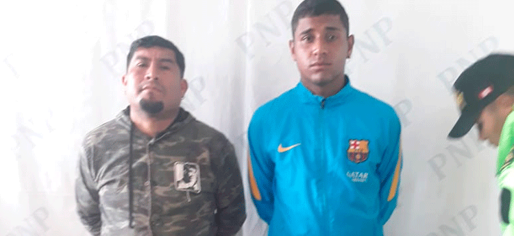 Sujetos detenidos por asaltar a estudiante en Víctor Larco