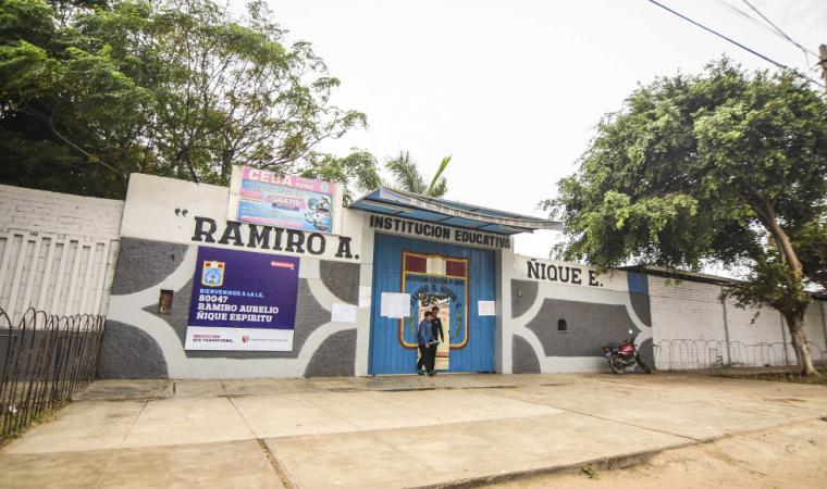 Confirman reconstrucción total del colegio Ramiro Ñique en Moche