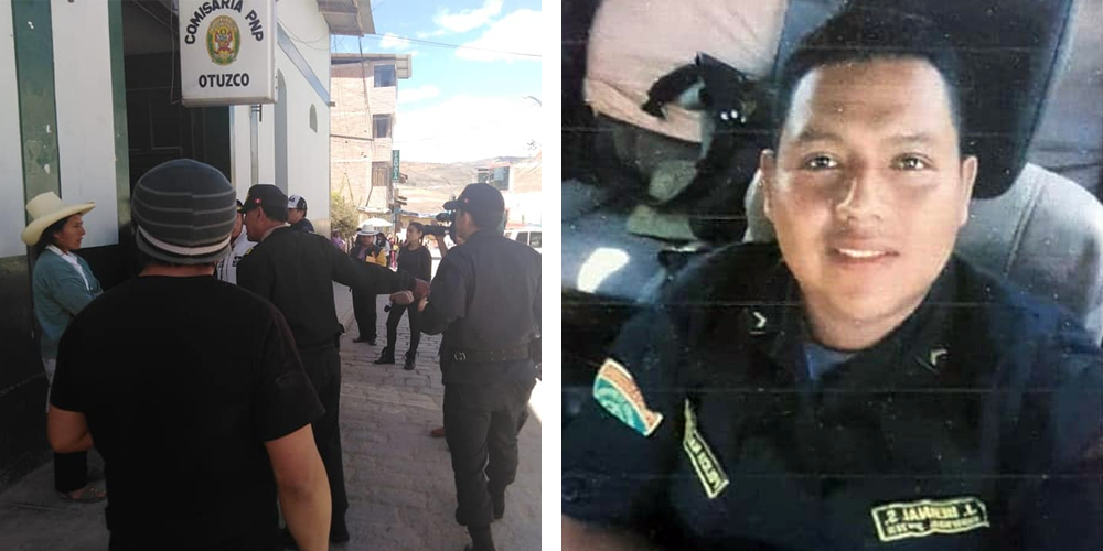 Mañana realizarán audiencia de prisión preventiva para policía que hurtó armas en Otuzco