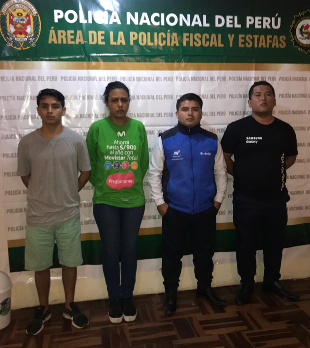 Cae banda que estafaba con venta de celulares en centro de Trujillo