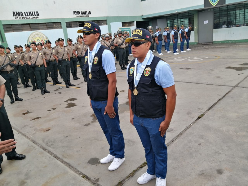 Reconocen labor de suboficiales PNP que frustraron asalto en banco trujillano