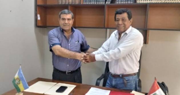 Alcalde de Nuevo Chimbote y rector de la UNS firman adenda para apoyo institucional