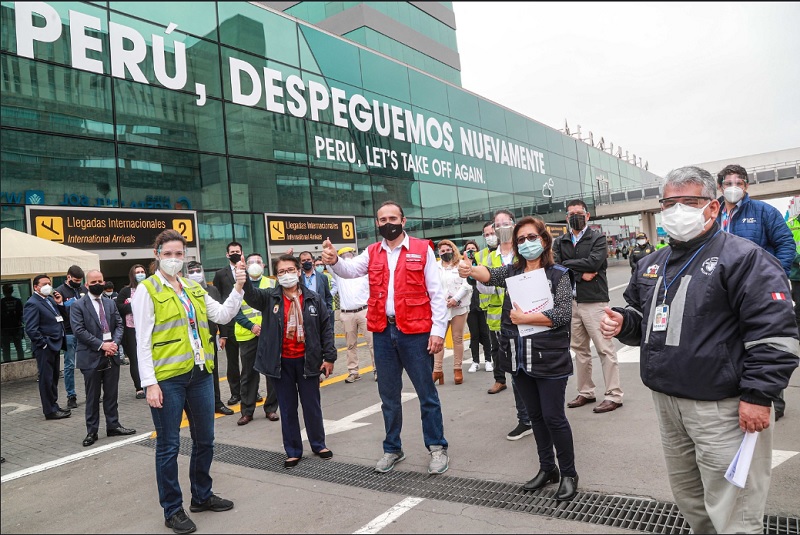 MTC refuerza articulación de acciones ante reinicio de vuelos internacionales de pasajeros