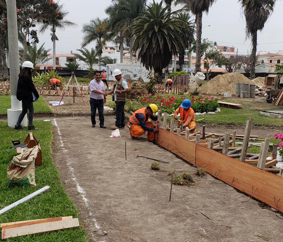 Víctor Larco: remodelan parque Guillermo Ganoza en urbanización El Golf