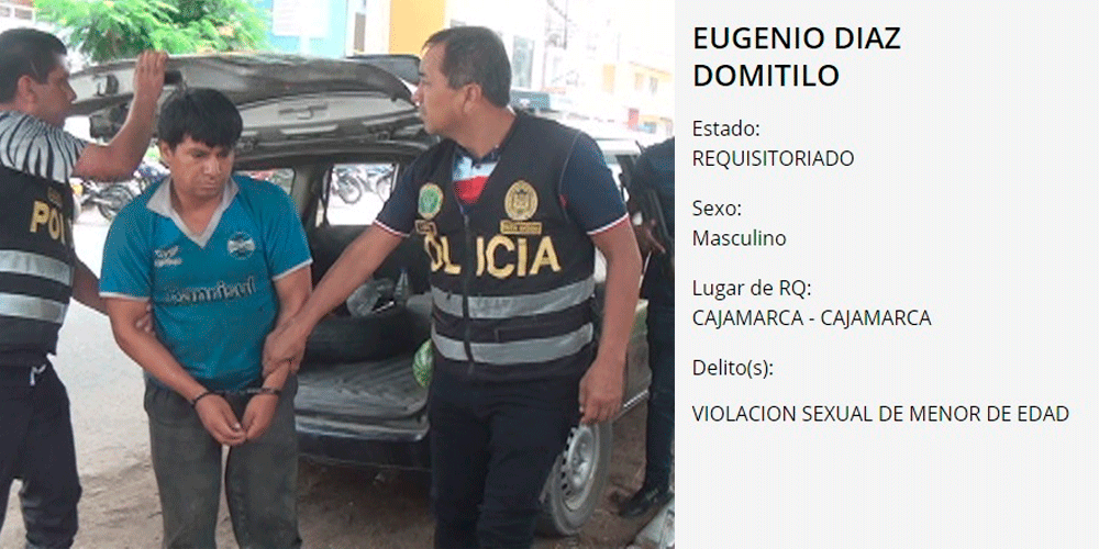 Chepén: Capturan a violador por quien ofrecían S/ 20 mil de recompensa 
