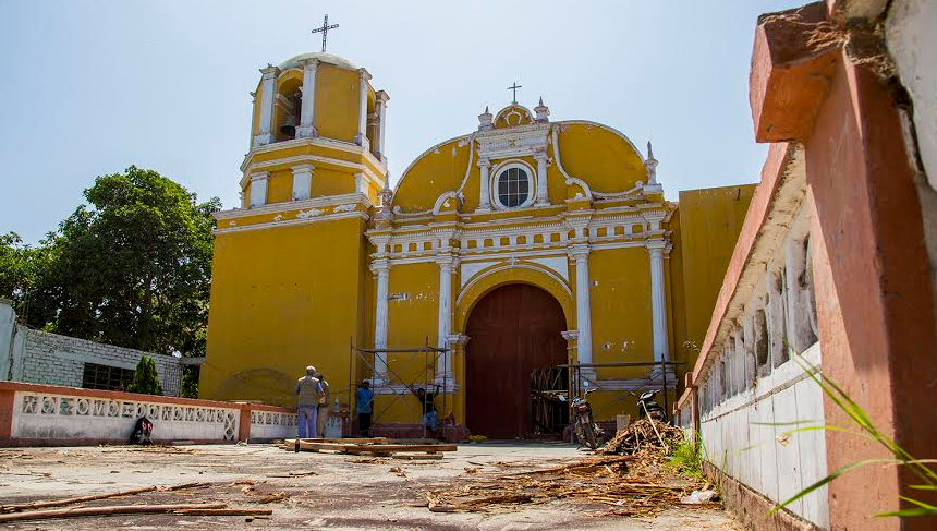 Restauran Templo Virgen de la Misericordia de Jequetepeque