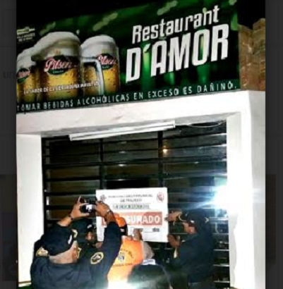  Bar clandestino y un restaurante clausurados por la Municipalidad Provincial de Trujillo