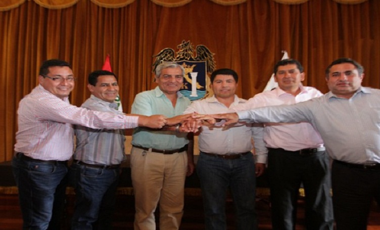 Alcaldes distritales se reunieron con Elidio Espinoza y tratan temas de seguridad