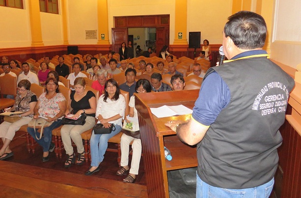 Estrategia de seguridad ciudadana fue expuesta a los alcaldes vecinales de Trujillo