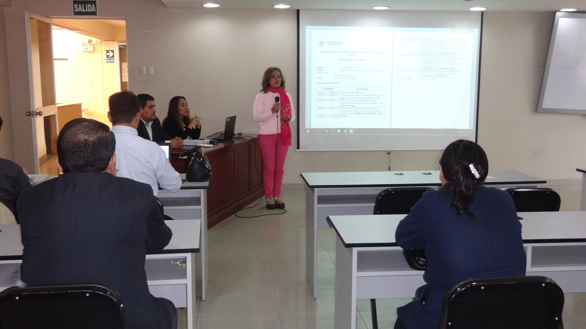 La Libertad: miembros del Consejo Regional de la Micro y Pequeña Empresa eligen a su vicepresidente