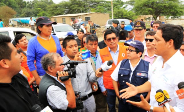 Autoridades de La Libertad piden al gobierno incluir esta región en declaratoria de emergencia