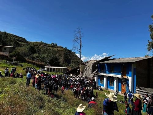 La Libertad: descartan daños personales tras colapsar colegio Ricardo Pinillos en Sánchez Carrión