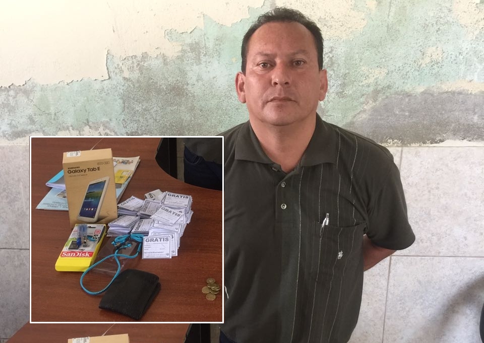 Hombre estafó a escolares con venta de rifas en Moche