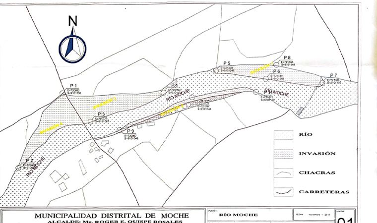 Defensoría del Pueblo detecta invasiones en el cauce del río Moche