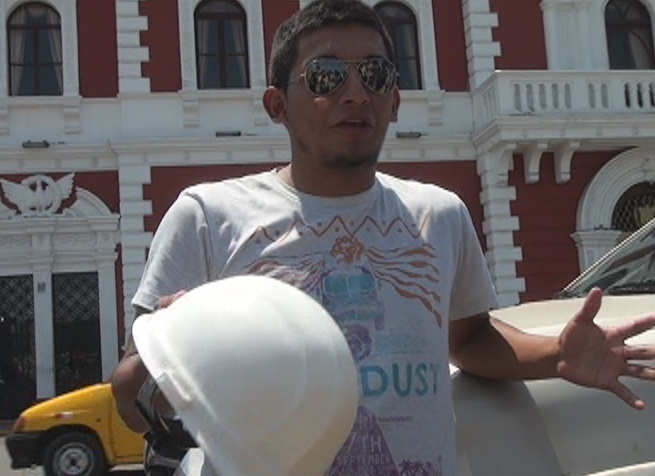 Sánchez Carrión: hombre araña  y falso policía asaltan a trabajadores de empresa constructora