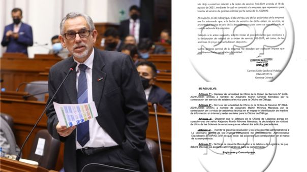 Documentos probarían acciones que realizaron familiares de Pedro Francke sobre contrataciones