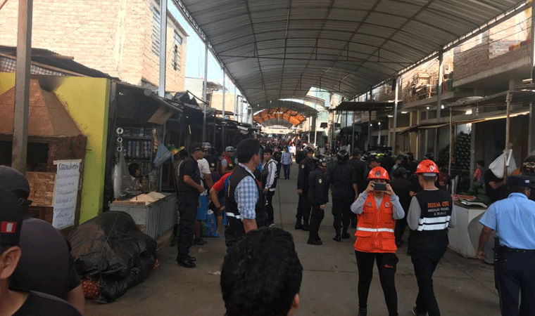 Municipalidad de Trujillo fiscalizó mercado La Hermelinda 