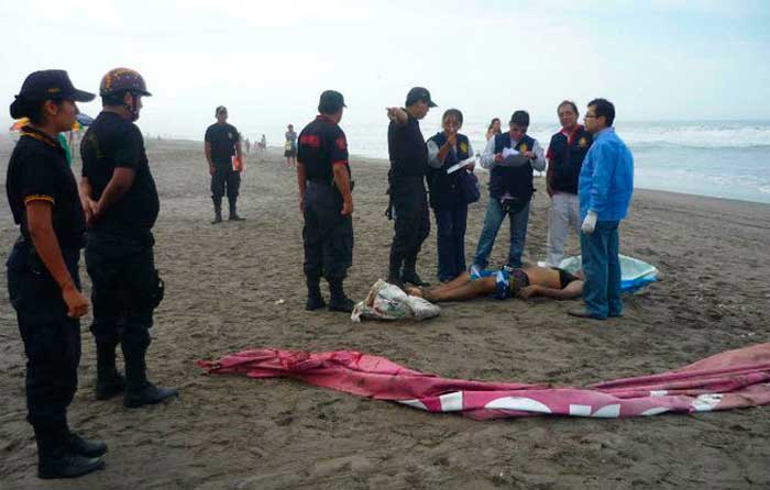 Primera víctima mortal por oleaje anómalo en la playa de Salaverry