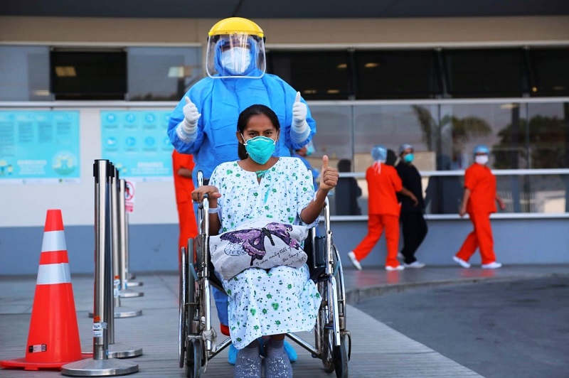 Más de 4 mil pacientes covid -19 salieron de alta de hospital en Villa El Salvador