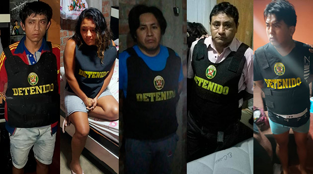 Desarticulan organización criminal de secuestradores en varios distritos de Trujillo