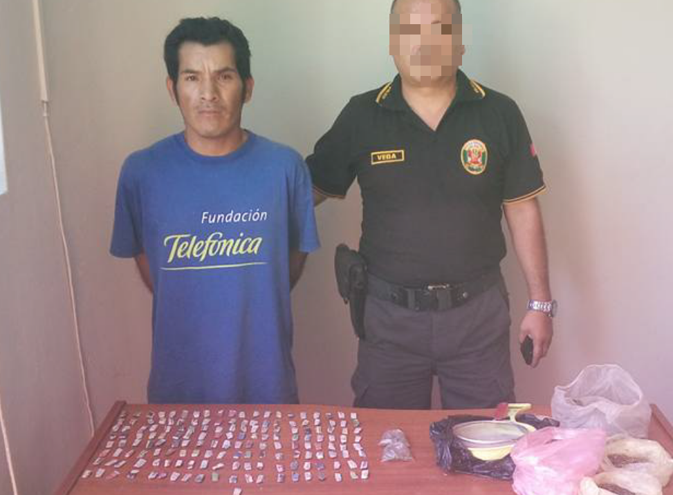 Cartavio: caen tres presuntos microcomercializadores de droga