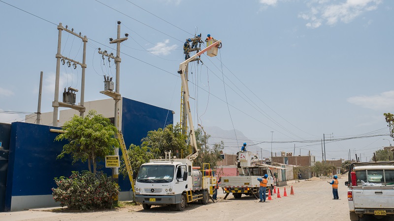 Domingo 18 se restringirá servicio eléctrico en Moche, Salaverry y Virú por mantenimiento