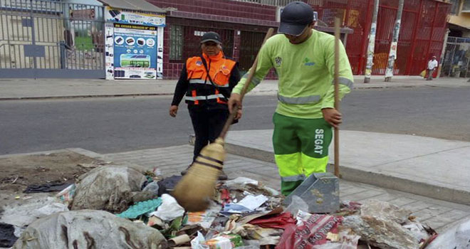 Trujillo: 650 toneladas de basura se recogieron en navidad