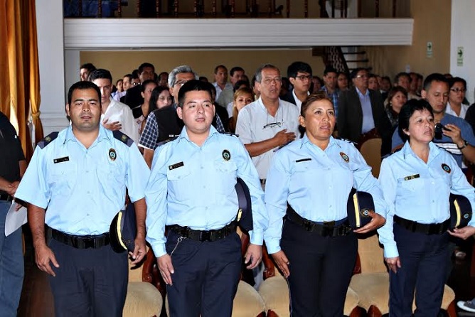 Condecoran a agentes de Seguridad Ciudadana por acciones destacadas