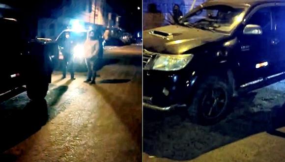Delincuentes roban camioneta y la abandonan en calle trujillana