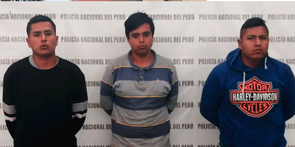La Esperanza: detienen a tres presuntos atracadores