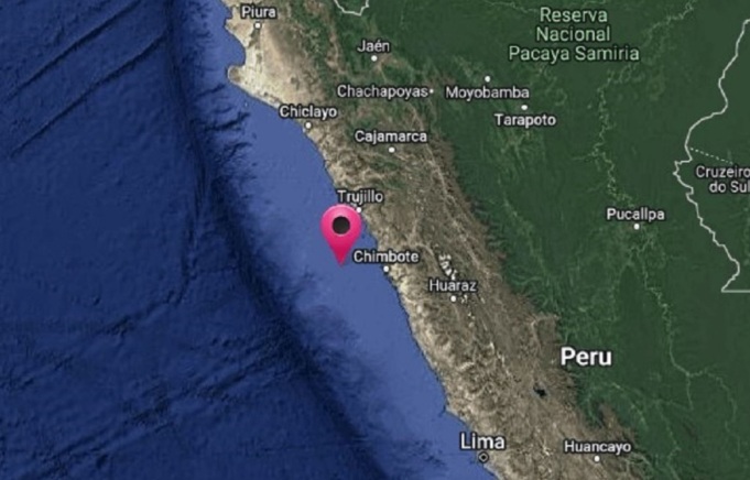 Fuerte sismo de magnitud 5.0 sacudió esta mañana las ciudades de Chimbote y Trujillo