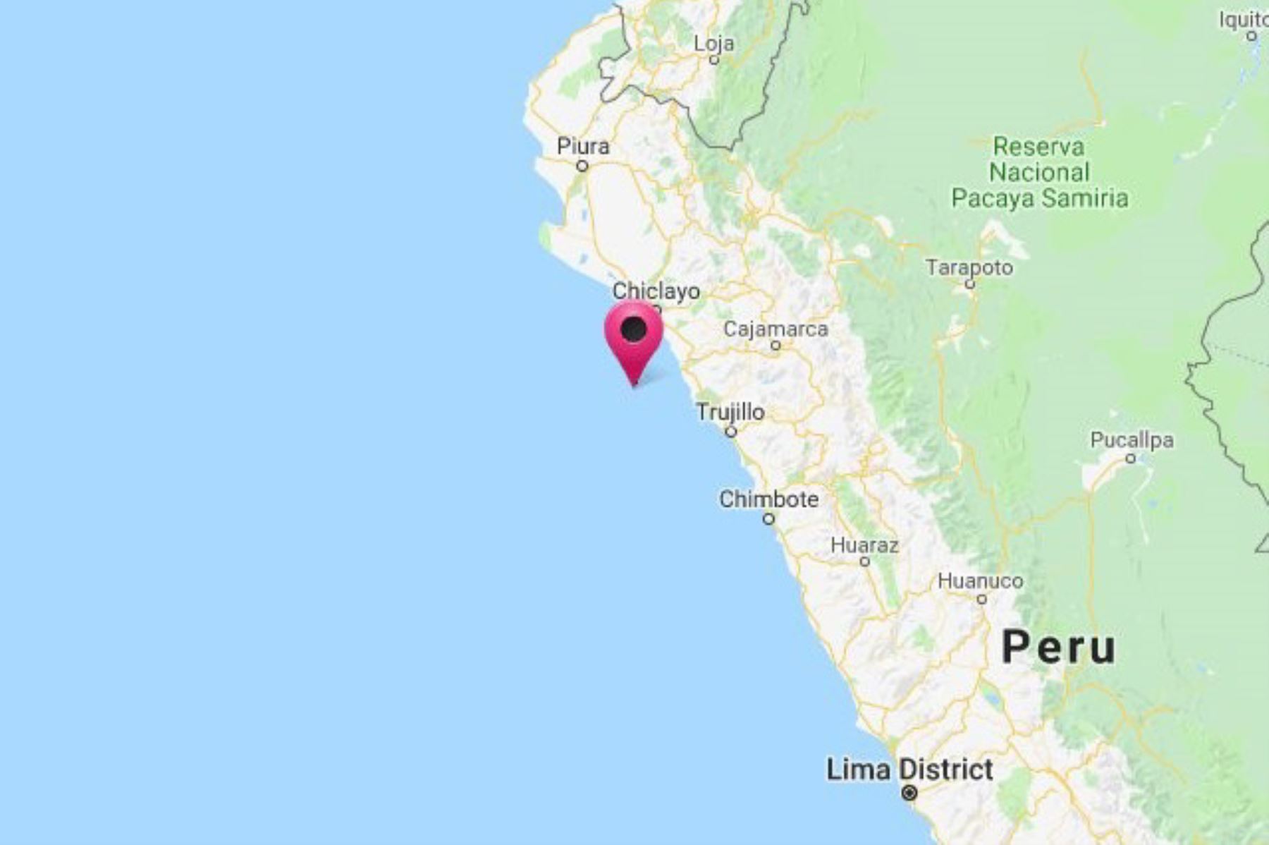 Sismo de magnitud 4.0 remeció esta mañana La Libertad