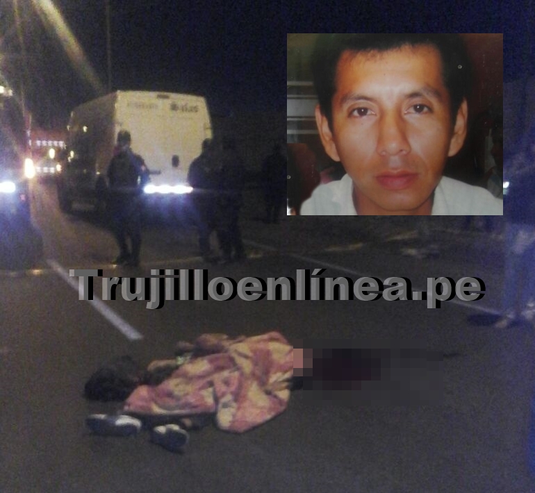 Sordomudo muere atropellado en autopista a Salaverry