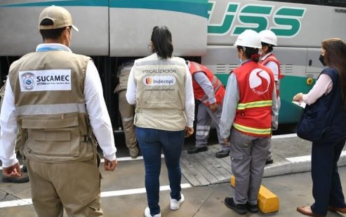 Indecopi verifica que empresas de transporte cumplan con tarifas ofrecidas por feriado largo  