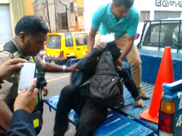   Comerciantes casi linchan a sujeto acusado de intento de violación a una niña