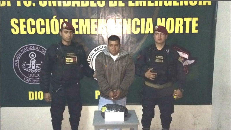 La Esperanza: sujeto fue detenido con un kilo de marihuana