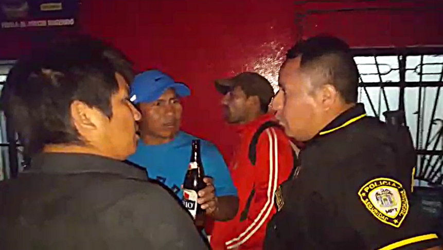 Trujillo: detienen a más de 15 sujetos que bebían licor en la vía pública