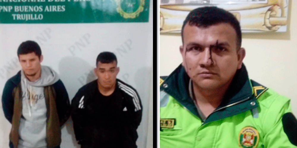 Sujetos atacan a policía por intervenirlos mientras consumía drogas en Víctor Larco