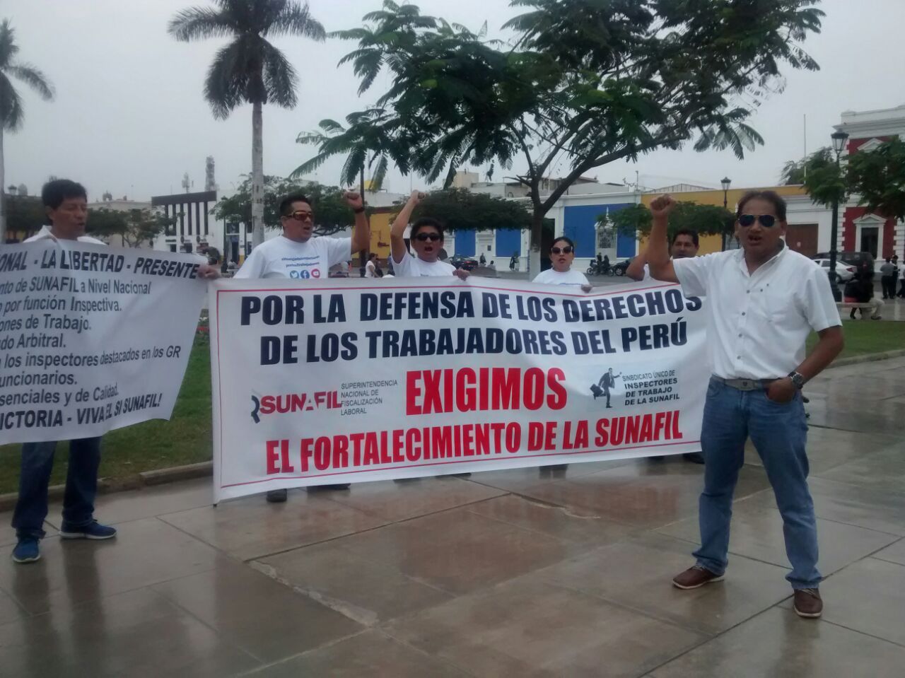 Inspectores de Sunafil inician huelga en La Libertad