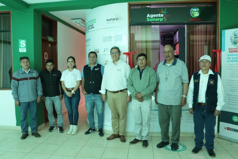 Ponen en marcha “Agente Sunarp” en Sanagorán y Huaso en beneficio de unas 70 mil personas