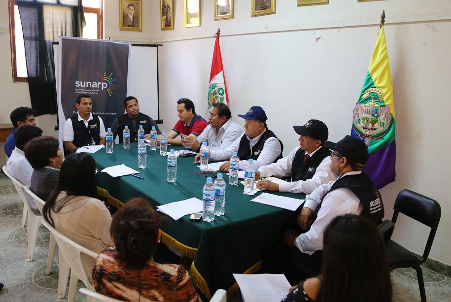  Sunarp inició actividades de inclusión registral en Paiján